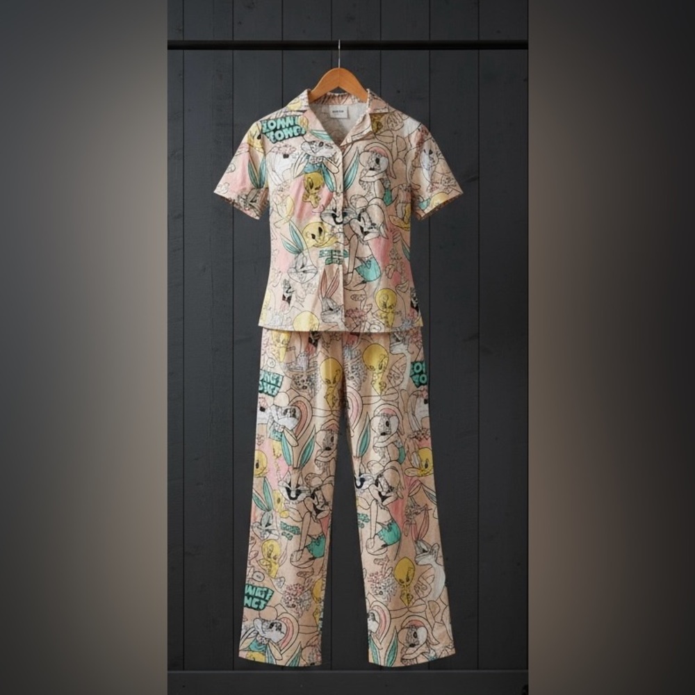 Justice x Looney Tunes Girls Pajama Set – Size XS (5/6) NWT - Picture 3 of 8